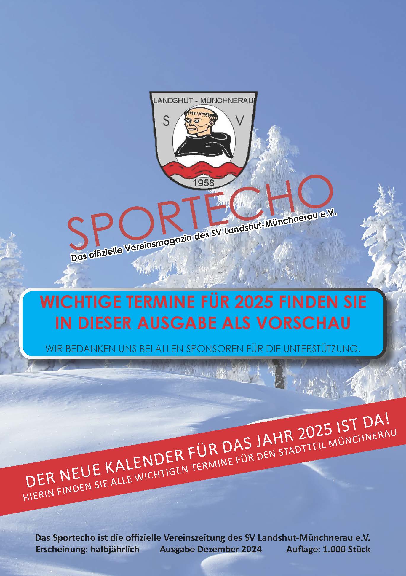 Titelseite Sportecho Juli 2024